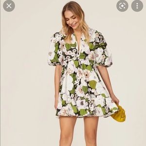 Maje Rafleur Floral Mini Dress size 34 (US 2). NWT